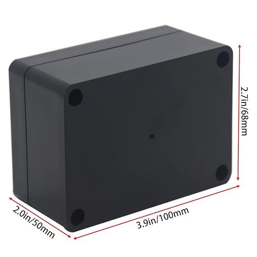 Watertight Junction Box, IP67 Waterproof Project Box Durable ABS Plastic - Image 2