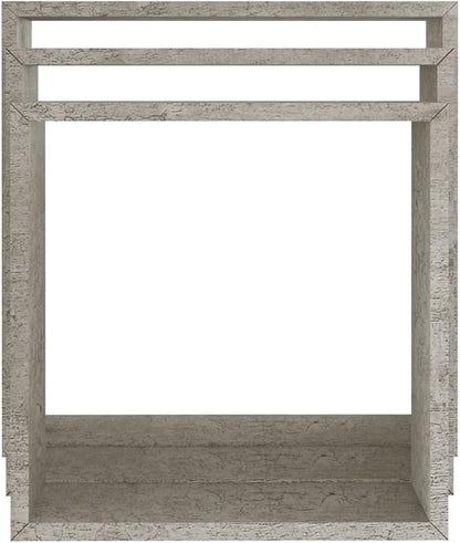 vidaXL Set of 3 Modern Wall Cube Shelves in Concrete Gray Floating Storage - Image 4
