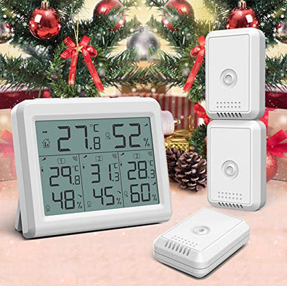 KeeKit Indoor Outdoor Thermometer, Digital Hygrometer Meter Gauge - Image 8