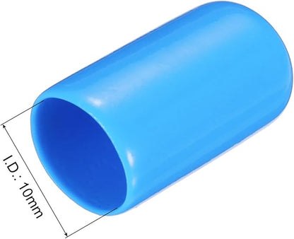 uxcell 20pcs Rubber End Caps 10mm ID Vinyl PVC Round Tube Bolt Cap Cover Screw - Image 3