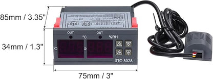 MECCANIXITY STC-3028 10A DC 24V Digital LED Temperature Controller Intelligent - Image 2