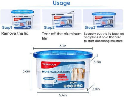 22Pack Moisture Absorbers, 10.6OZ Humidity Absorber Bucket, Moisture Absorbers - Image 9