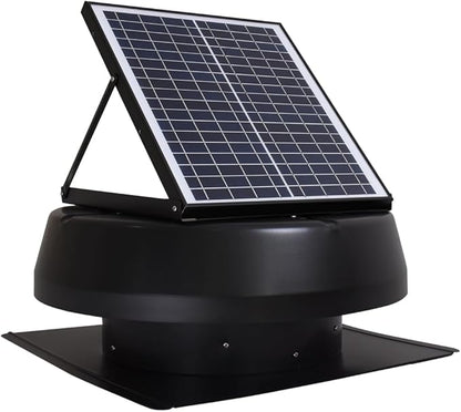 iLIVING HYBRID Ready Smart Thermostat Solar Roof Attic Exhaust Fan, 1150 CFM - Image 2