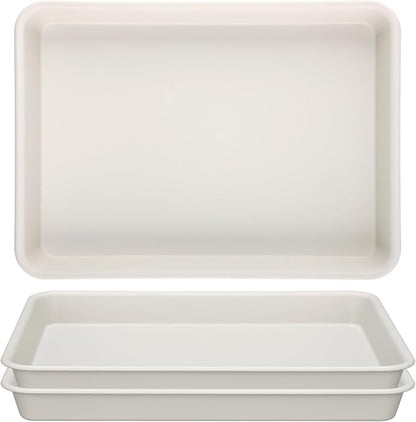 GREANER 11 Inch Plant Ttray, 3 Packs Durable Plastic Humidity Trays by GREANER
