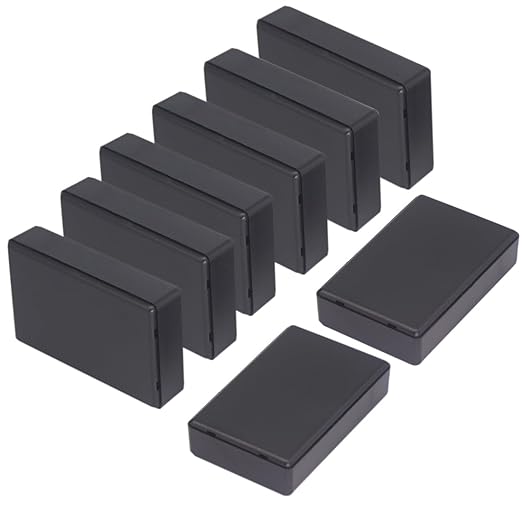 Zulkit 8Pcs Project Boxes ABS Plastic Electrical Project Case Power Junction by Zulkit