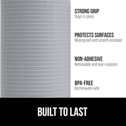 GORILLA GRIP DuraGuard Shelf Liner, 17.5x30 Non-Adhesive Cabinet Liners - Image 2