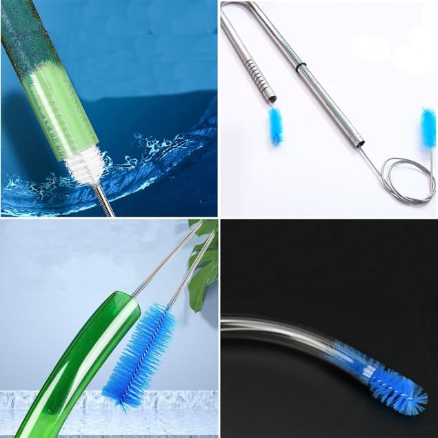 Flexible Sewer Brush, 61-Inch Long Dual Head Hose and Crevice Brush, and 3-Pack - Image 5