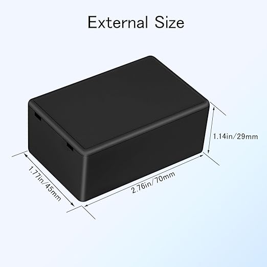 Project Box 8 Pieces Electrical Box Small Junction Box ABS Plastic Enclosure - Image 3