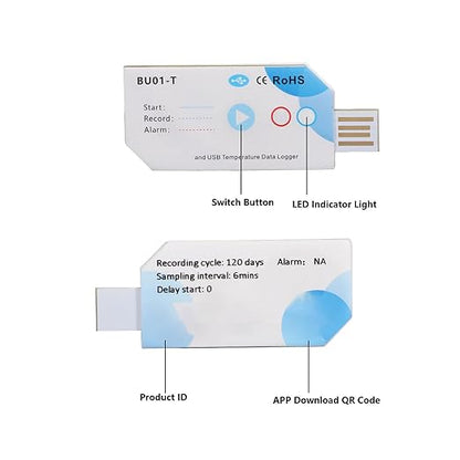 Disposable USB Temperature Humidity Data Logger - Image 2