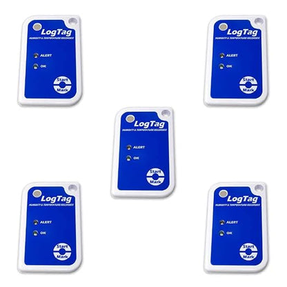 5 Pack of LogTag Temperature/Humidity Data Loggers by LogTag