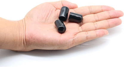 Acocony 1/2 Inch Rubber Cap Round 0.5 inch Rubber End Caps PVC Flexible - Image 3