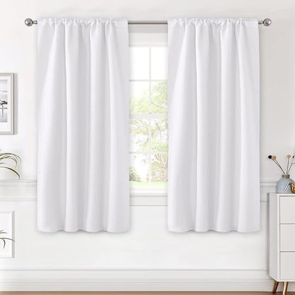 H.VERSAILTEX White Curtains Thermal Insulated Window Treatment Panels Room - Image 2