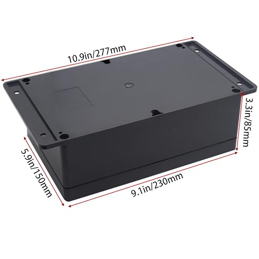 Watertight Junction Box, IP67 Waterproof Project Box Durable ABS Plastic - Image 2