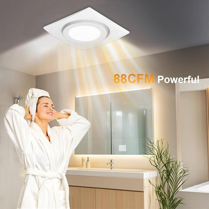 88CFM 1.0 Sone Bathroom Exhaust Fan - Image 3