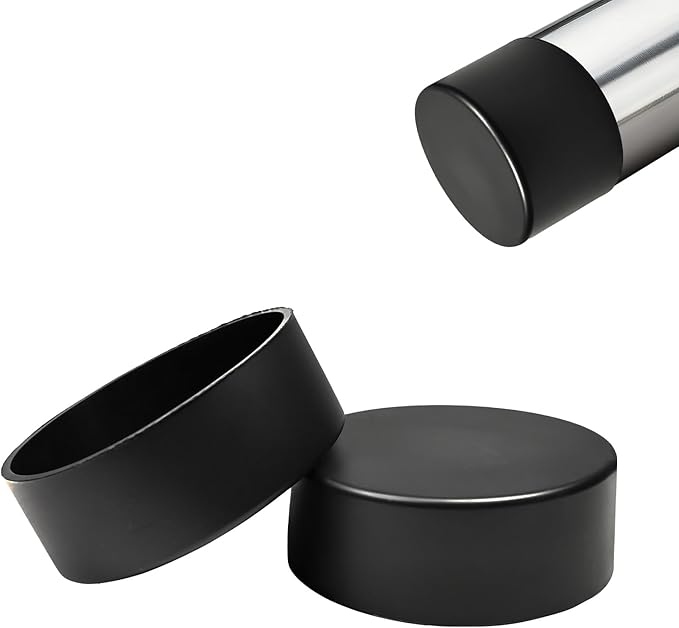 2 Pcs 4" Round Chair Leg Tips Caps, Silicone Rubber Furniture Leg Floor by BOPOREAE