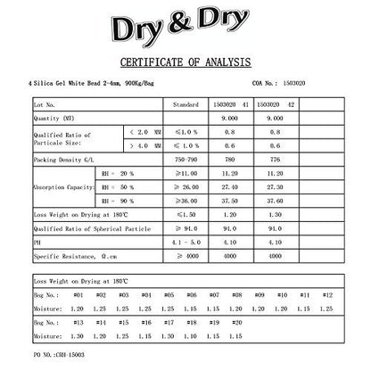 Dry & Dry 100 Gram Silica Gel Packets Desiccants, Silica Packets - Image 9