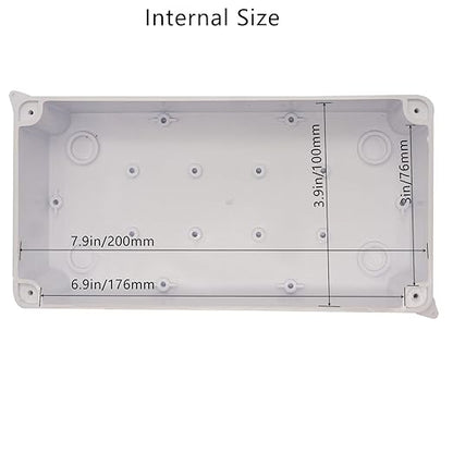 Junction Box, Reserved Holes Electrical Boxes Waterproof IP65 ABS Plastic - Image 5