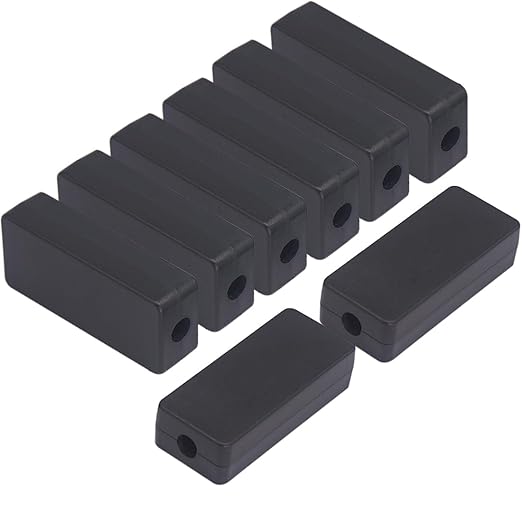 Zulkit 8Pcs Project Boxes ABS Plastic Electrical Project Case Power Junction by Zulkit