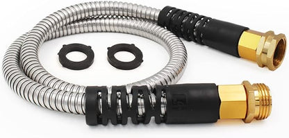Cesun Short Garden Hose 3 feet, Metal Leader Water Hose, Heavy Duty and by Cesun