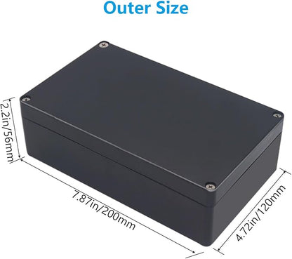Project Box ABS Black Electrical Boxes IP67 Outdoor Waterproof box Electronic - Image 2