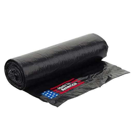 Sandbaggy 20 ft x 100 ft Vapor Barrier 6 Mil | Polyethylene | Black Plastic by Sandbaggy