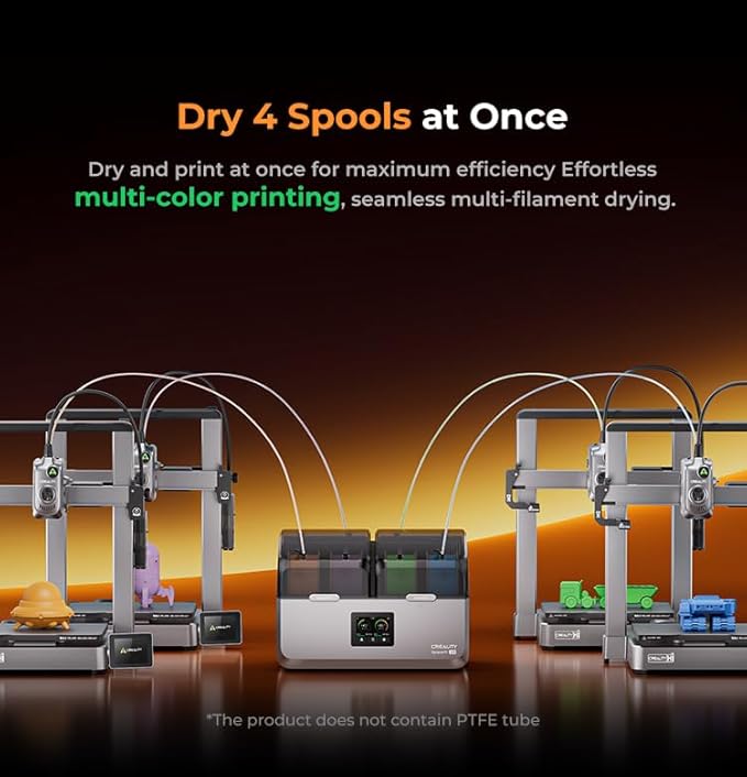 Creality Space Pi X4 Filament Dryer, 4 Spools 3D Printer Filament Dryer Box - Image 2