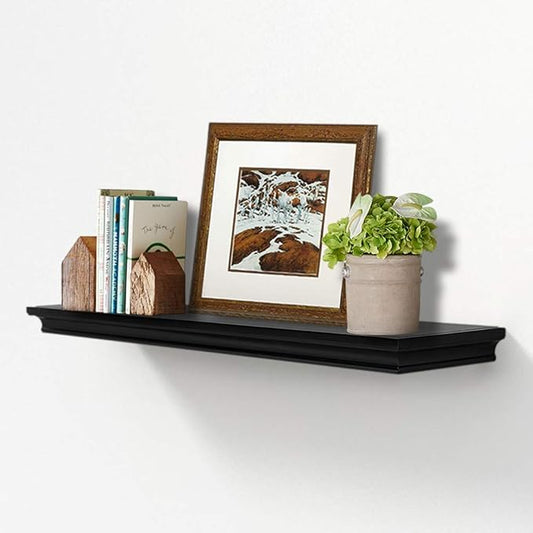 AHDECOR Floating Shelves Wall Mounted, Deeper Wall Storage Shelf by AHDECOR