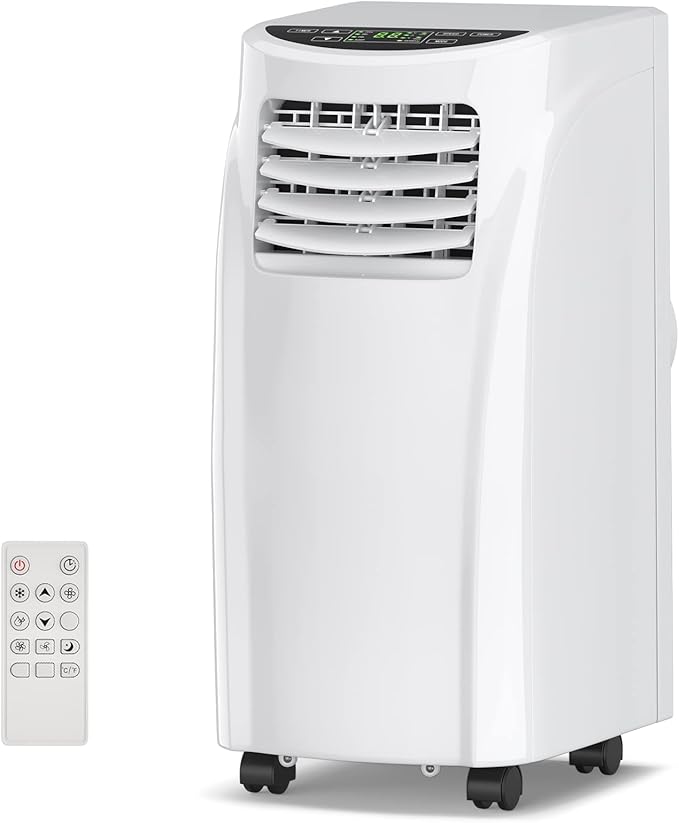 COSTWAY Portable Air Conditioners, 8000 BTU Air Conditioner Unit spaces up to by COSTWAY