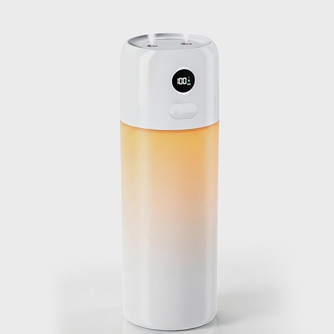 Mini Humidifier for Bedroom, Dual Mist Rechargeable Travel Humidifier for Office by Unknown