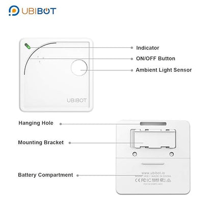 UbiBot Industrial Wireless Remote Temperature Humidity Ambient Light Sensor - Image 7