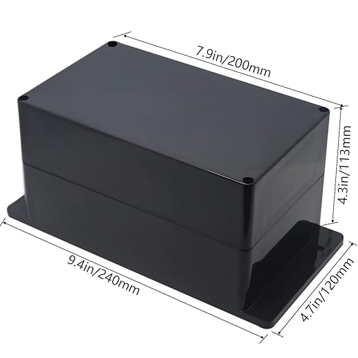 Zulkit Junction Box ABS Plastic Dustproof Waterproof IP65 Universal Electrical - Image 2