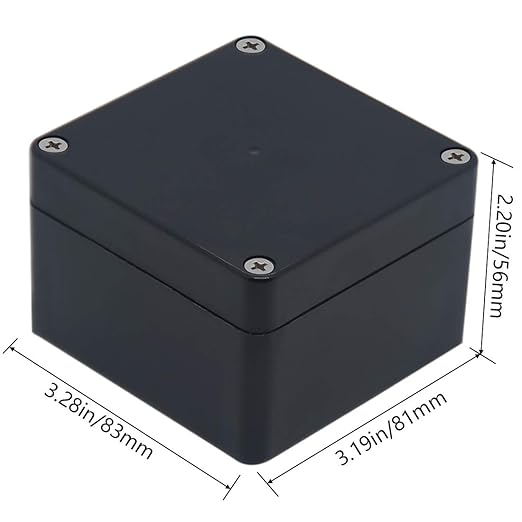 2 Packs Junction Box IP65 Waterproof ABS Plastic Electrical Project Case Power - Image 2