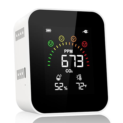 Air Quality Monitor Indoor for CO2, YOWEXA 400-10, 000 PPM Carbon Dioxide by Yowexa