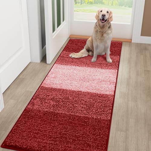 Smiry Dog Door Mat for Muddy Paws, Absorbs Moisture and Dirt, Low-Profile by Smiry