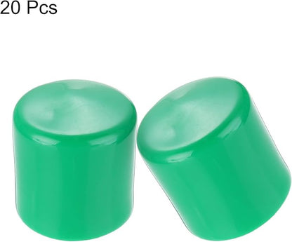 uxcell 20pcs Rubber End Caps 41mm ID Vinyl PVC Round Tube Bolt Cap Cover Screw - Image 2
