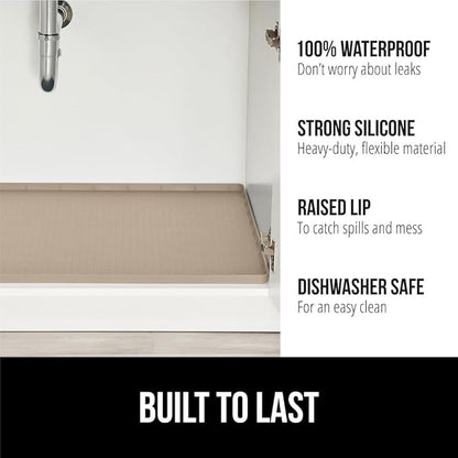 GORILLA GRIP Waterproof Silicone Under Sink Mat - Image 2