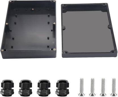Project Box ABS Black Electrical Boxes IP67 Outdoor Waterproof box Electronic by Otdorpatio