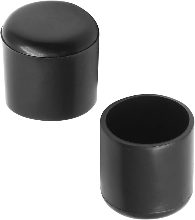 20 Pcs Round Rubber Furniture Leg Caps, 3/4" Vinyl Flexible Chair Leg Floor - Image 3