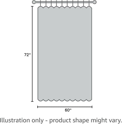 Hiasan Room Darkening Curtains for Bedroom, 60 x 72 Inches - Image 6