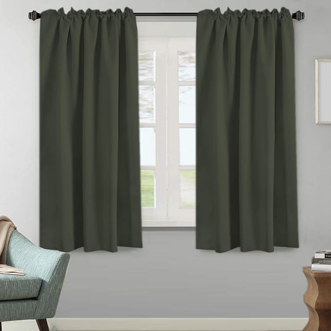 H.VERSAILTEX Blackout Curtains Thermal Insulated Window Treatment Panels Room - Image 2