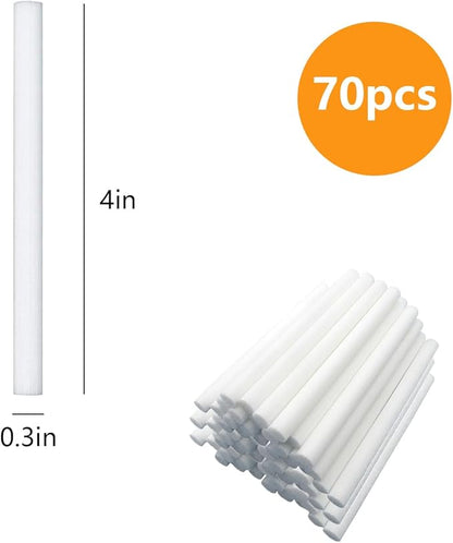 70PCS Humidifier Filter Sticks Refill – Replacement Cotton Wicks - Image 2