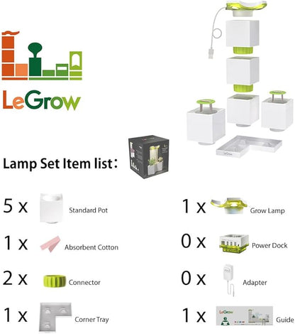LeGrow Indoor Planter with LED Grow Light, Automatic 12 Hours Timer, 7 Days - Image 7