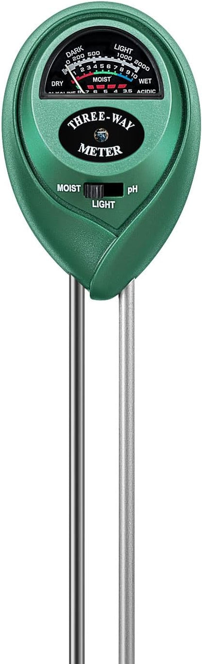 VIVOSUN Soil Tester, 3-in-1 Plant Moisture Meter Light and PH Tester by VIVOSUN
