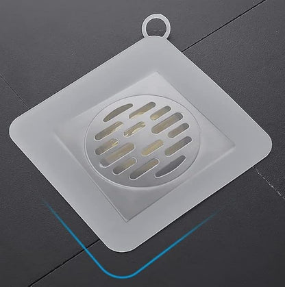 2 Pieces 8 x 8 Inch Silicone Tub Stopper Floor Drain Cover Sewer Anti-Odor Mat - Image 7