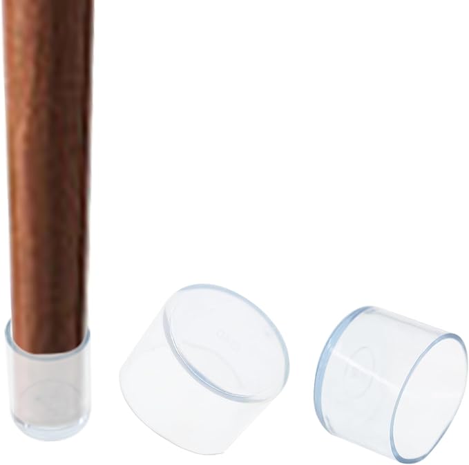 Round Chair Leg Caps, PVC Furniture Feet Covers, TTZEZE Transparent Round Floor - Image 6