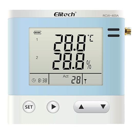 Elitech Temperature and Humidity Data Logger Recorder Wireless Built-in 3G by Elitech