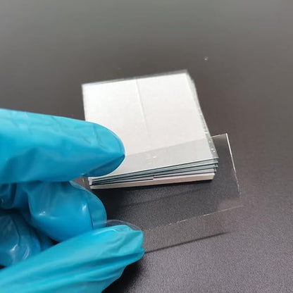 Qunguan Low Resistance ≤1ohm/sq ITO Coated Conductive Glass Cover Slides by ConductiveglassforLab