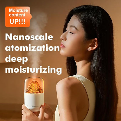 Portable Mini Volcano USB Humidifier - 300ml Cool Mist - Image 6