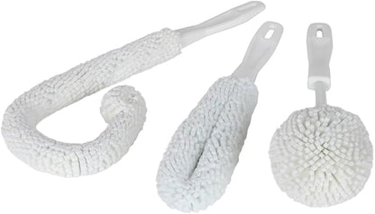 Lily's Home Decanter Cleaning Brush Set, Glassware Cleaning Brushes - Image 5