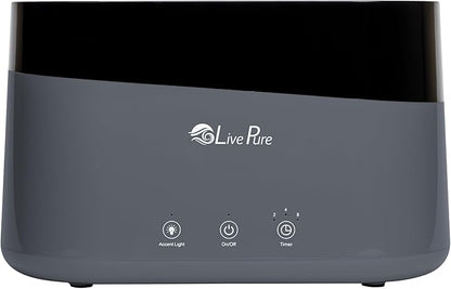 LivePure LP300HUM Aqua Flame Cool Mist Humidifier – Small Ultrasonic Plant - Image 9